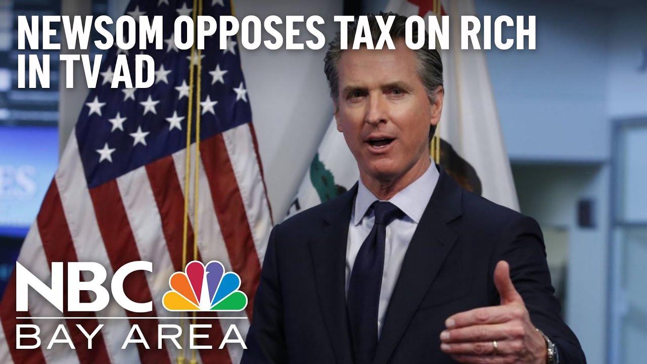 California Governor Opposes Tax On Rich In Statewide Tv Ad