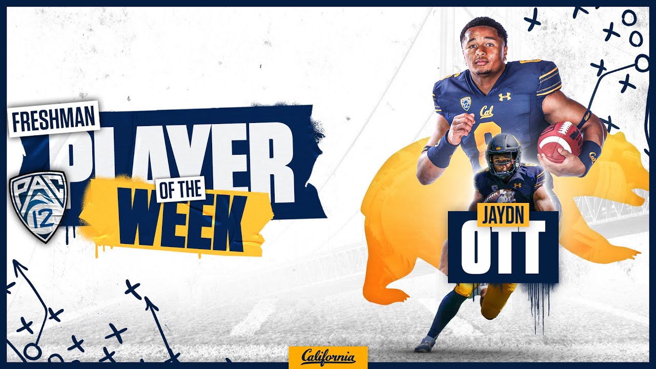 Cal’s Jaydn Ott Named Pac 12 Freshman Of The Week