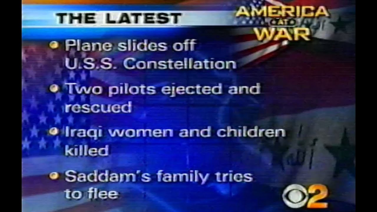 Cbs2 La News April 2003 – America At War