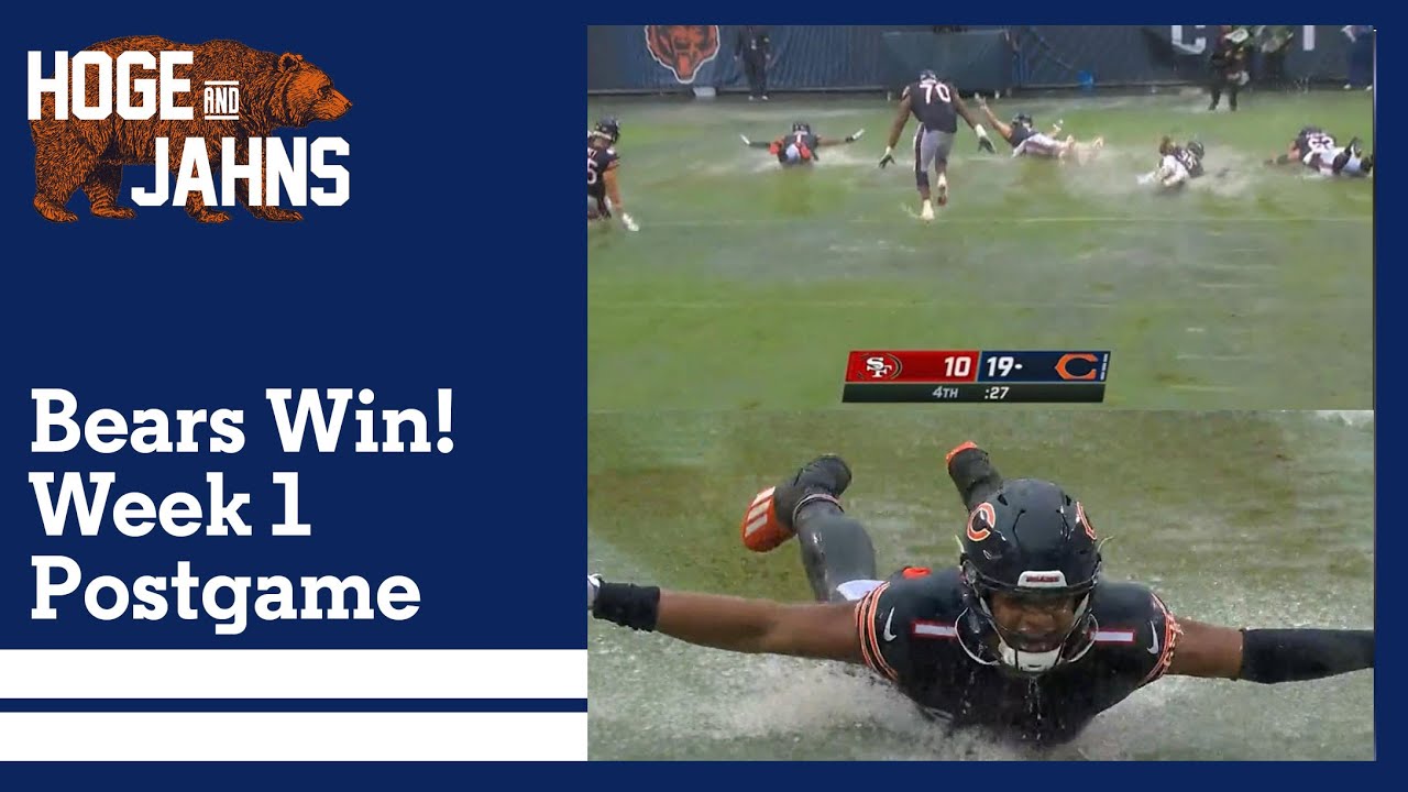 Chicago Bears Win Vs. 49ers Postgame Reaction | Hoge & Jahns