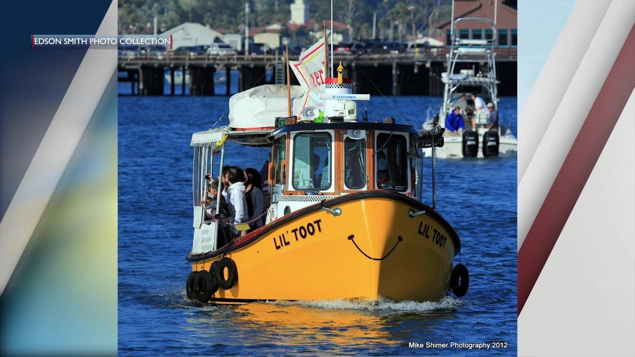 Children Ride Free On Lil’ Toot Boat At Santa Barbara In Celebration Of Stearns Wharf 150th …