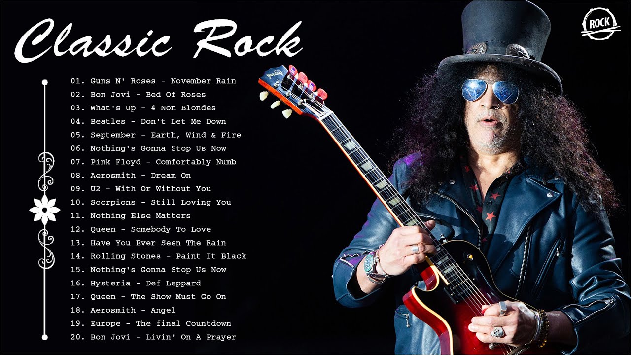 Classic Rock 80s And 90s – The Hits Classic Rock Songs Of All Time💙