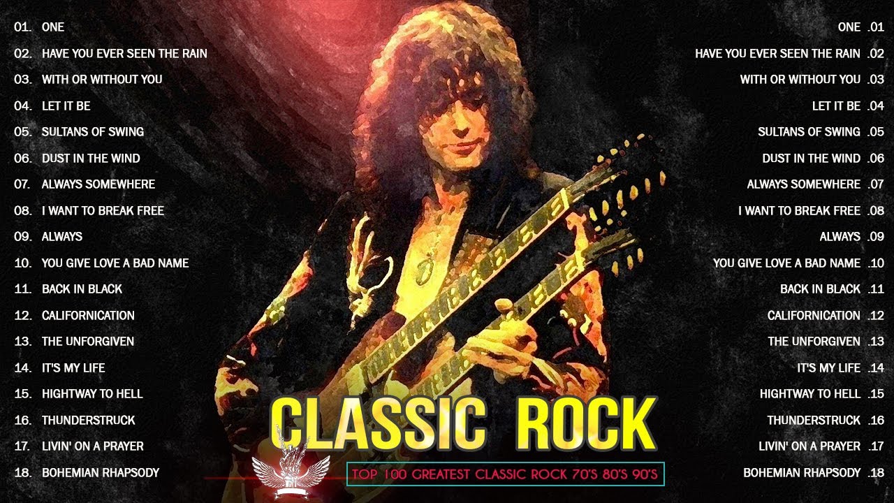 Classic Rock Songs 70s 80s 90s Full Album 🔥 Scorpions, Kansas,bon Jovi,ccr,u2,the Beatles,queen,acdc