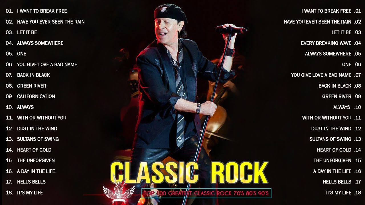 Classic Rock Songs 70s 80s 90s Full Album đ„ CCR, Bon Jovi, U2, The Beatles, Scorpions, Queen, ACDC 1 Classic Rock Songs 70s 80s 90s Full Album đ„ Ccr, Bon Jovi, U2, The Beatles, Scorpions, Queen, Acdc