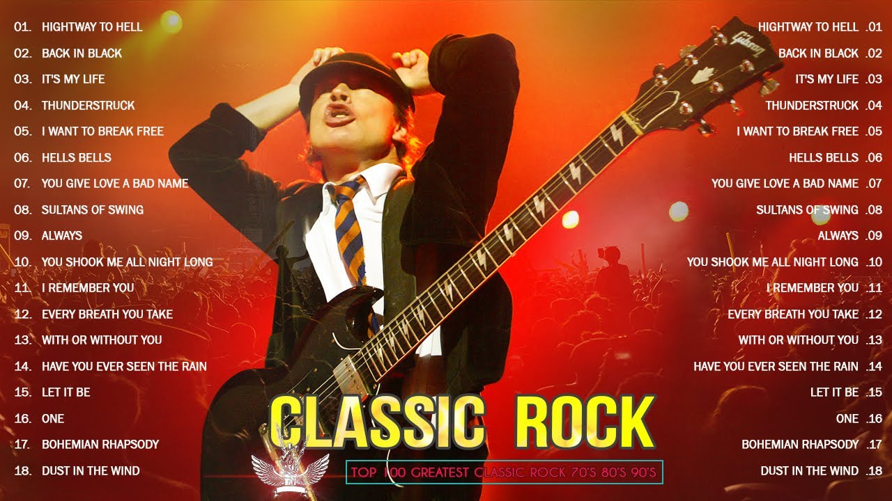Classic Rock Songs 70s 80s 90s Full Album đ„ ACDC, Kansas,Bon Jovi,CCR,U2,The Beatles,Scorpions,Queen 1 Classic Rock Songs 70s 80s 90s Full Album đ„ Acdc, Kansas,bon Jovi,ccr,u2,the Beatles,scorpions,queen