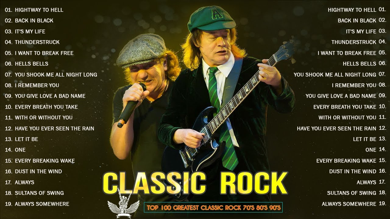 Classic Rock Songs 70s 80s 90s Full Album 🔥 The Beatles, The Police, Ccr U2, Queen, Acdc, Bon Jovi