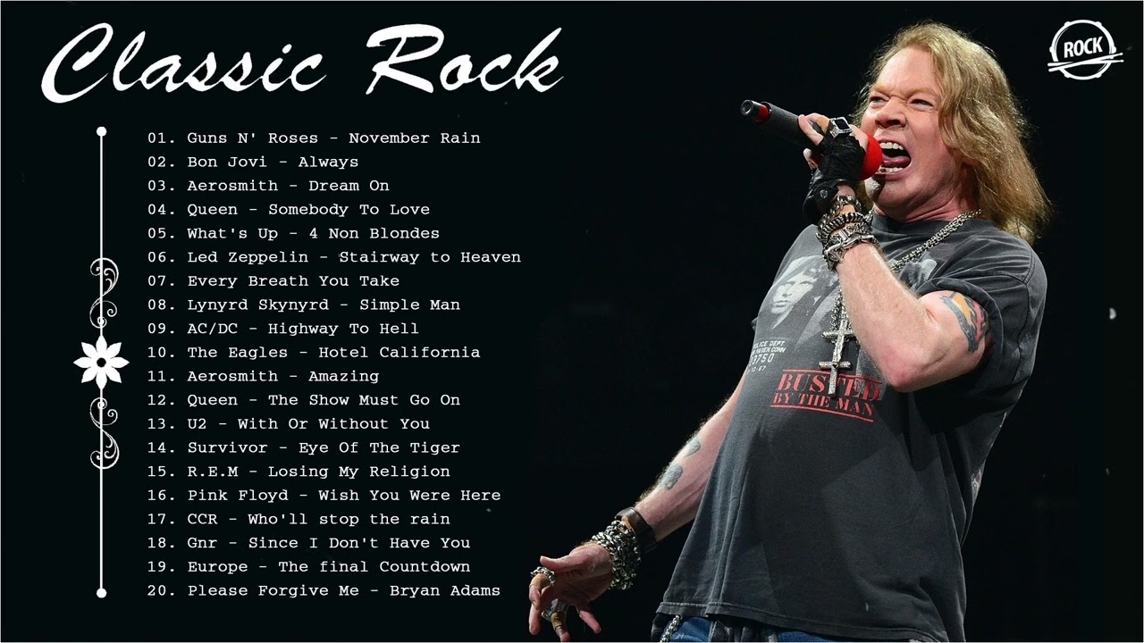 Classic Rock Songs 80s and 90s MIX - The Best Classic Rock Songs Of All Time 1 classic rock songs 80s and 90s m