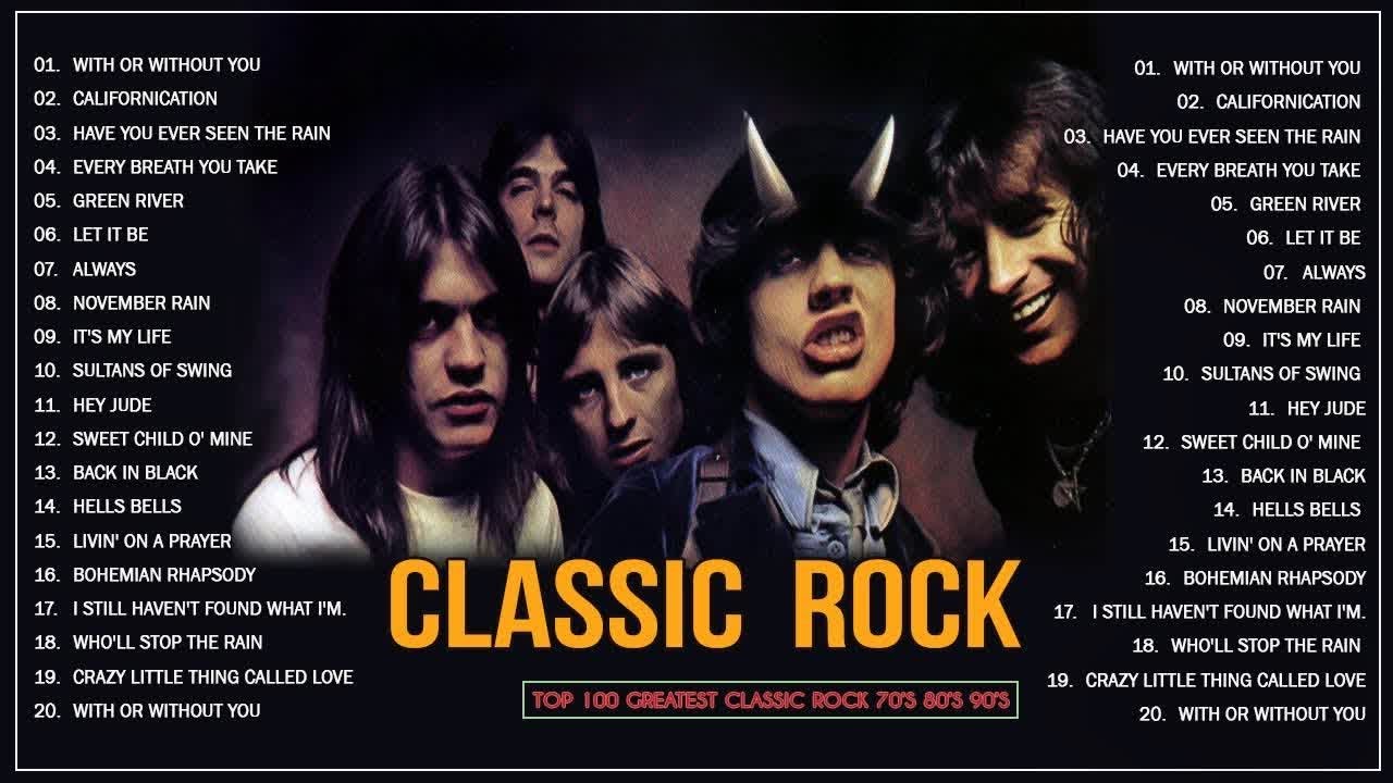 Classic Rock Songs Collection 🔥greatest Classic Rock Songs 70s 80s 90s🔥bon Jovi,queen,the Beatl