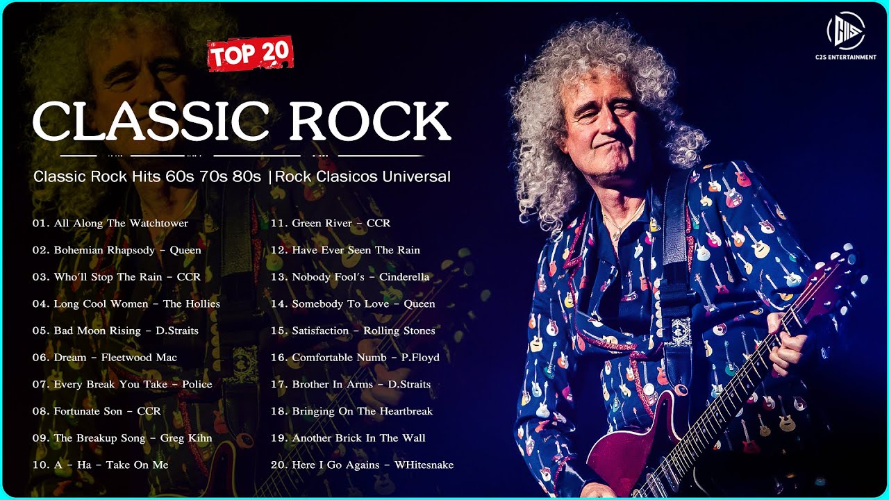 Classic Rock Universal 60s 70s 80s || Dire Straits, Queen, Ccr, Rolling Stones, Pink Floyd, U2