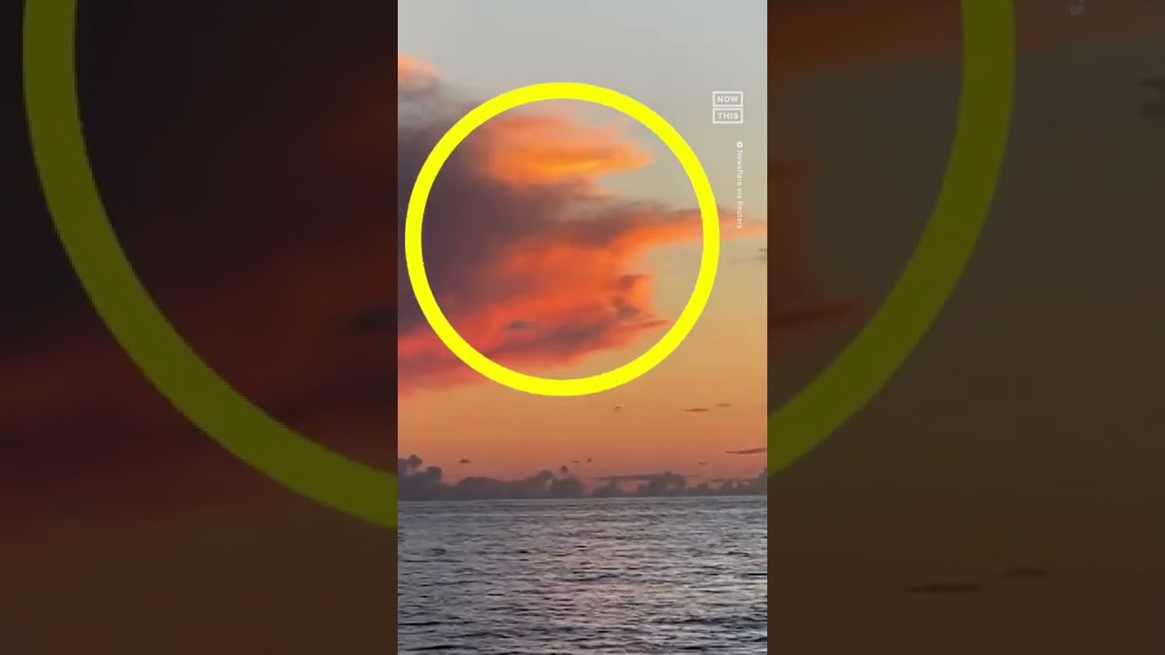 Cloud Goes Viral For Looking Like Donald Trump 😶‍🌫️