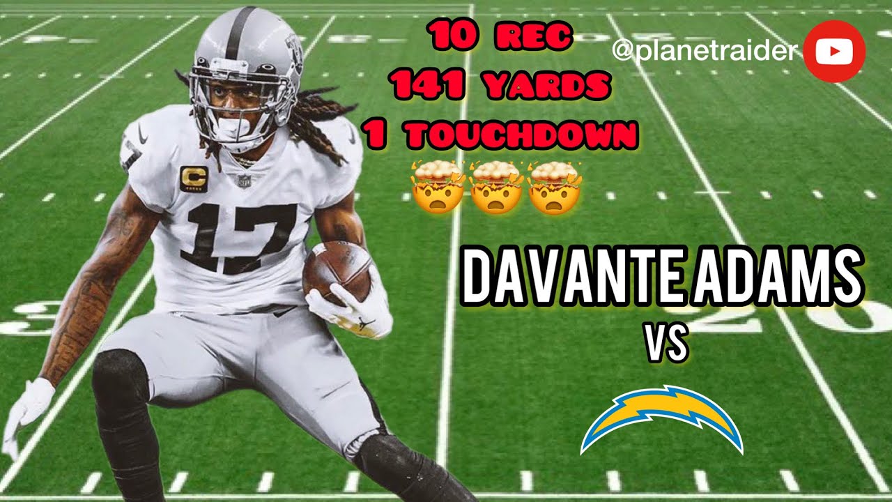 Davante Adams Week 1 Highlights | 2022 23 Las Vegas Raiders Vs Chargers