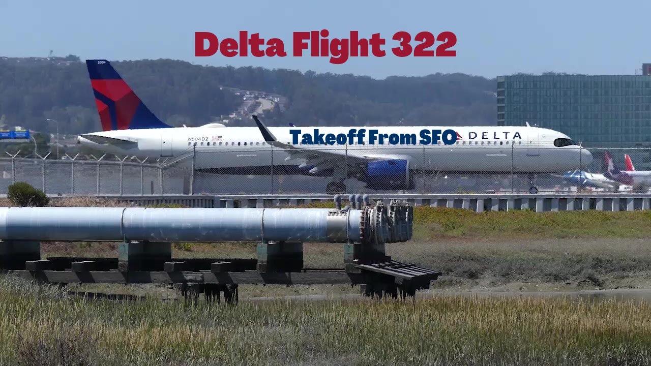 Delta A321neo Takeoff From Sfo