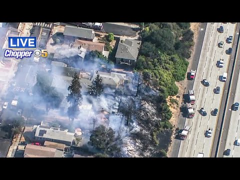 Developing: Fire Burns Near I 580 In Oakland Hills