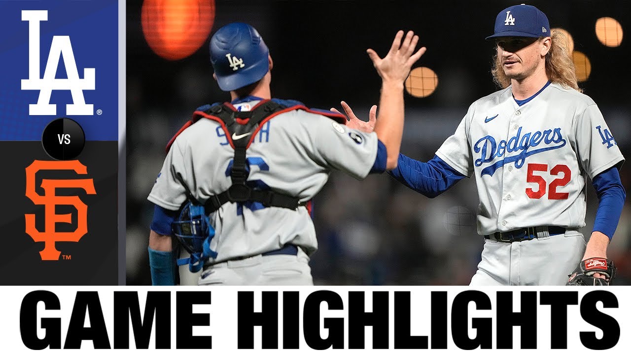 Dodgers Vs. Giants Game Highlights (9/17/22) | Mlb Highlights