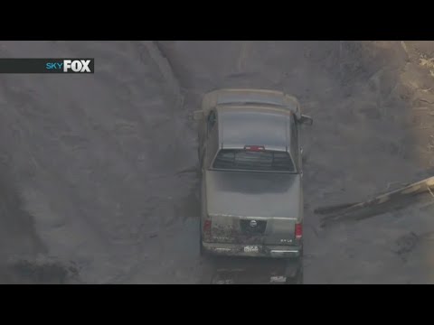 Dozens Stuck In Vehicles After Lake Hughes Mudslide