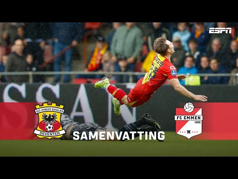 Een Geweldig Duel In Het Natte Deventer 🌧️ | Samenvatting Go Ahead Eagles – Fc Emmen