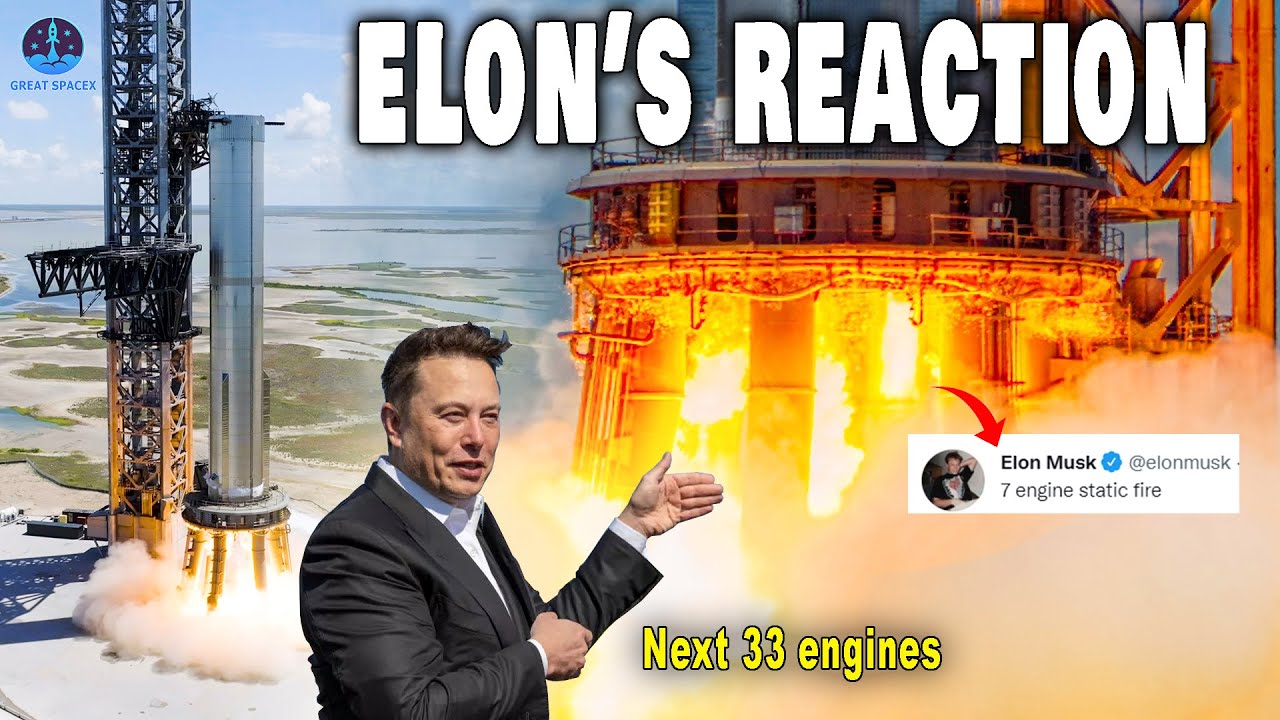 Elon Musk Just Officially Confirmed Booster 7’s 7 Engines Static Fire And New Plan For Booster 8…