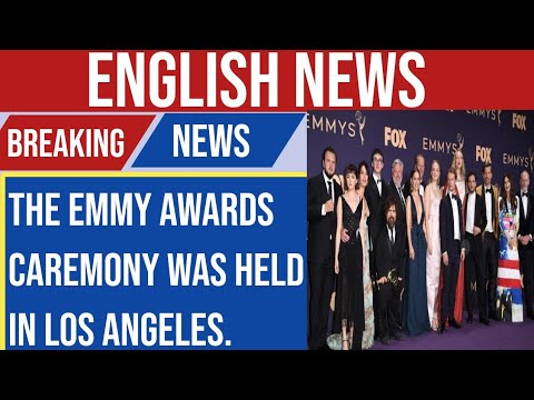 English News | The Emmy Awards Caremony Was Held In Los Angeles | Desi Tv Usa