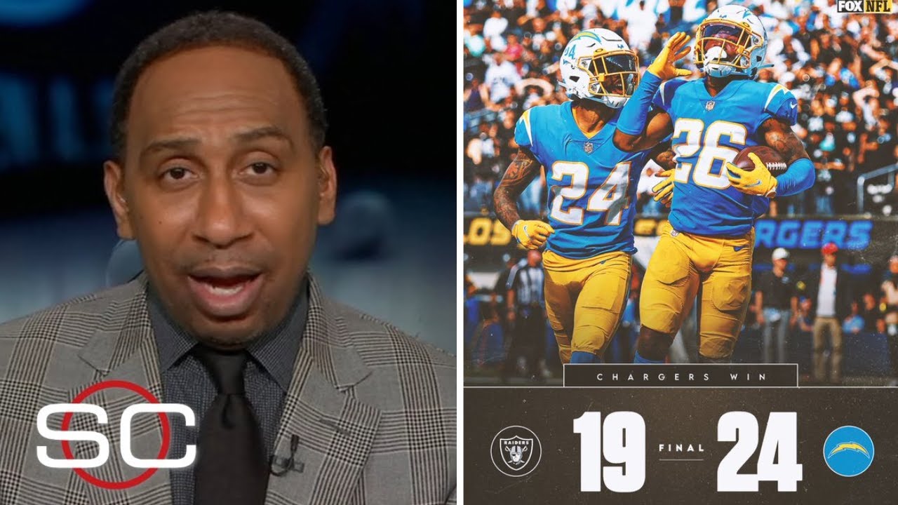 Espn’ Stephen A. Shocked Las Vegas Raiders Lost Horribly 24 19 To Los Angeles Chargers In Week 1