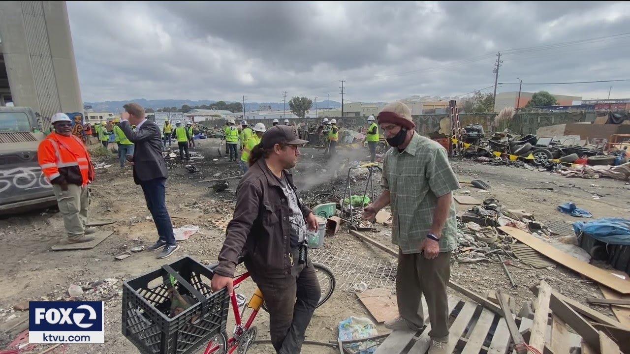 First Phase Of Clearing One Of Oakland’s Largest Homeless Encampments Nearly Complete