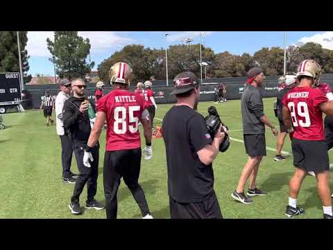 George Kittle Looks Good At 49ers Practice — Broncos Week