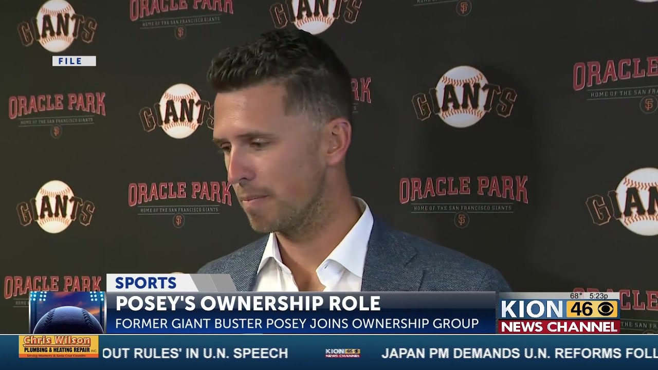 Giants Legend Buster Posey Joins San Francisco’s Ownership Group