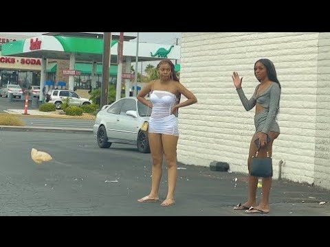 Girls Street Hustle In Figueroa Los Angeles Neighborhood | Houston Girls Hustle | News | Documentary