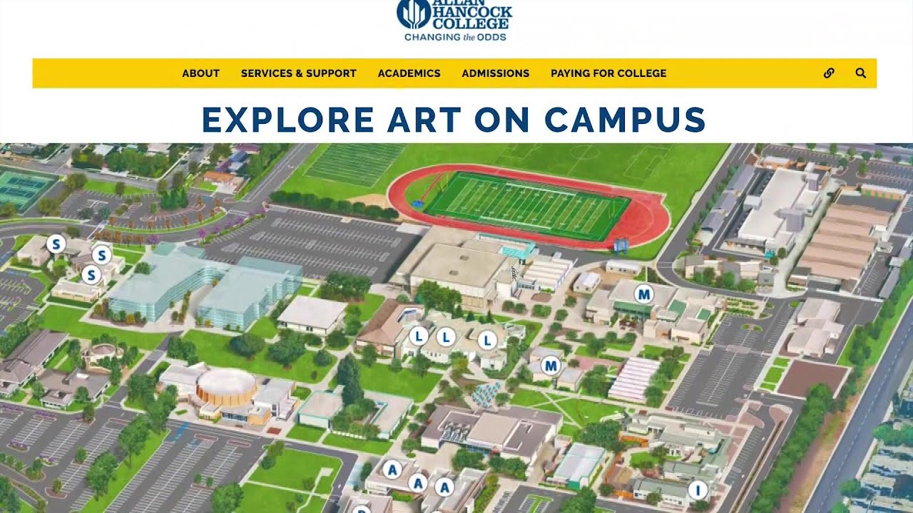 Hancock College Debuts Interactive Online Map Highlighting Campus Art Projects