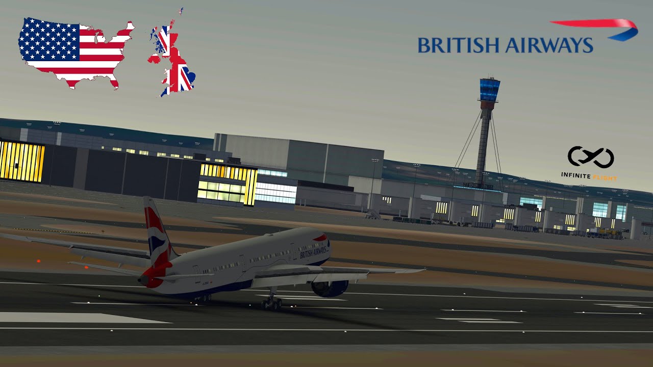 Infinite Flight: San Jose (sjc) To London (lhr) | British Airways | Boeing 787 9 | Timelapse