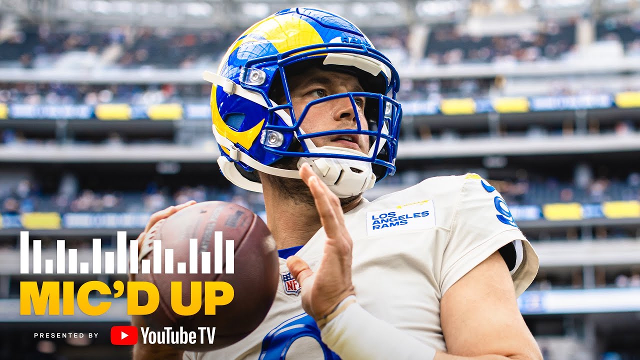 Inside The Helmet Of Matthew Stafford | Qb1 Mic’d Up Rams Vs. Falcons