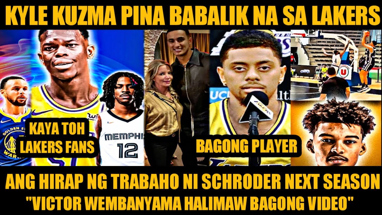 Ito Na Eight Players Nag Woworkout Sa Los Angeles Lakers Sa Ngayon/jeremy Lamb May Pag Asa Sa Lakers