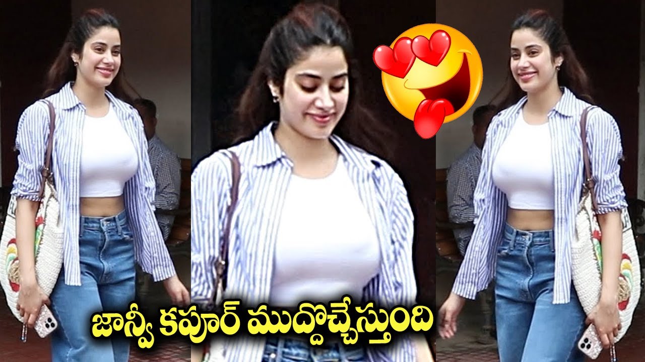 Janhvi Kapoor Looks Stylish, Spotted Outside Pilates Gym In Santacruz | Filmy Monk