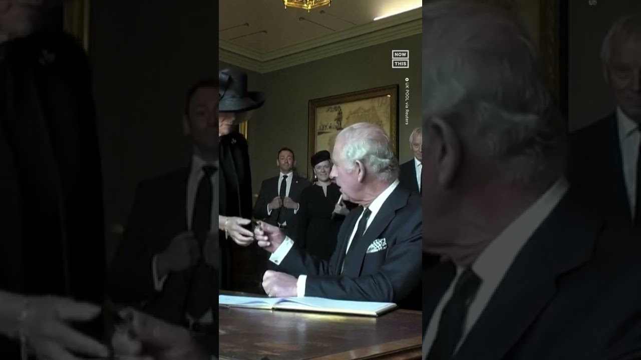 King Charles Iii’s Pen Frustrations Caught On Camera