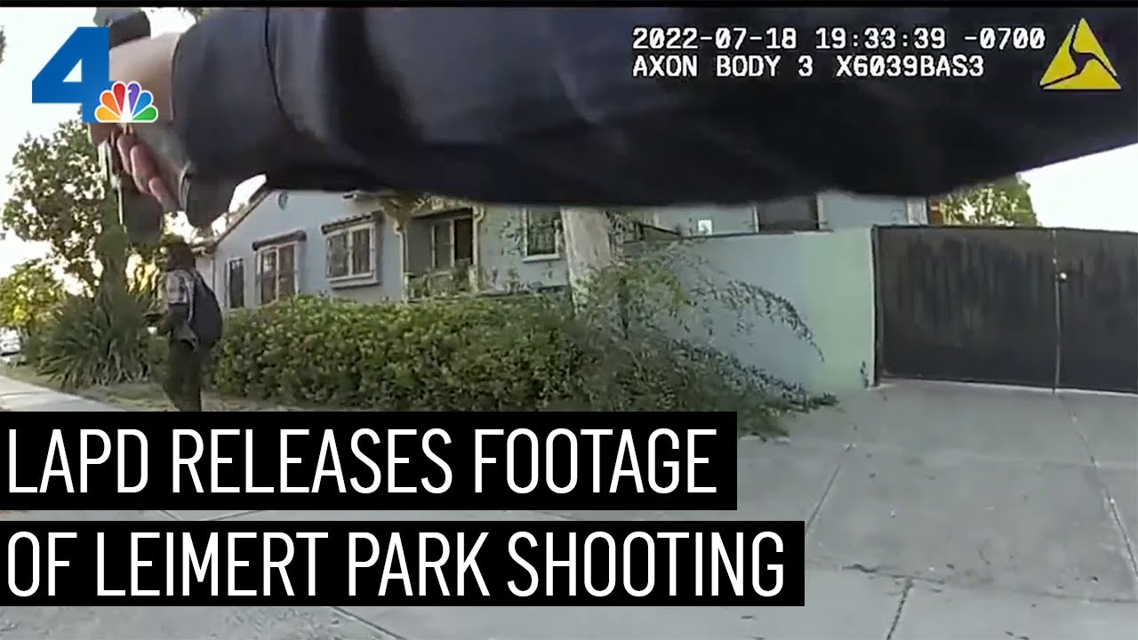 Lapd Releases Bodycam Video From Leimert Park Shooting | Nbcla