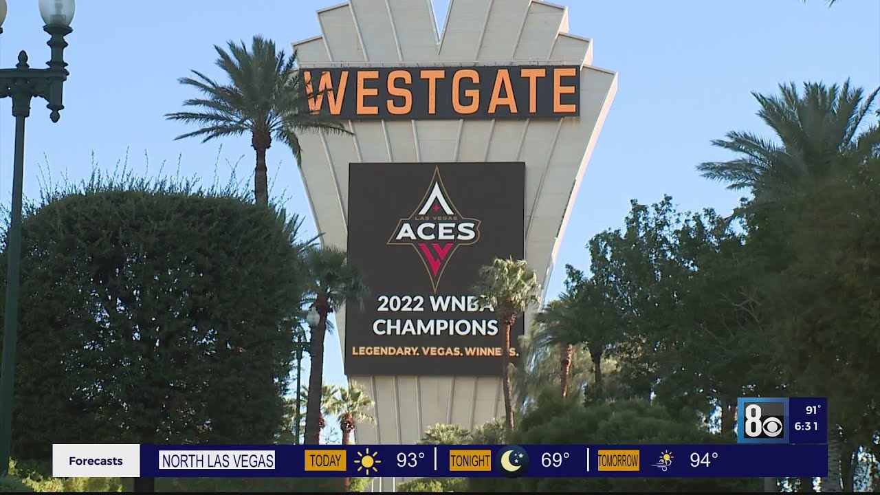 Las Vegas Celebrate The Aces Big Win