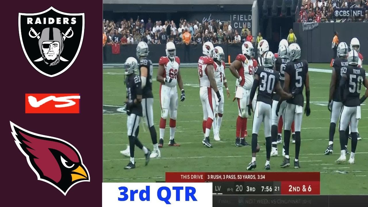 Las Vegas Raiders Vs Arizona Cardinals 3rd Week 2 Highlights (9/18/2022) | Nfl Season 2022