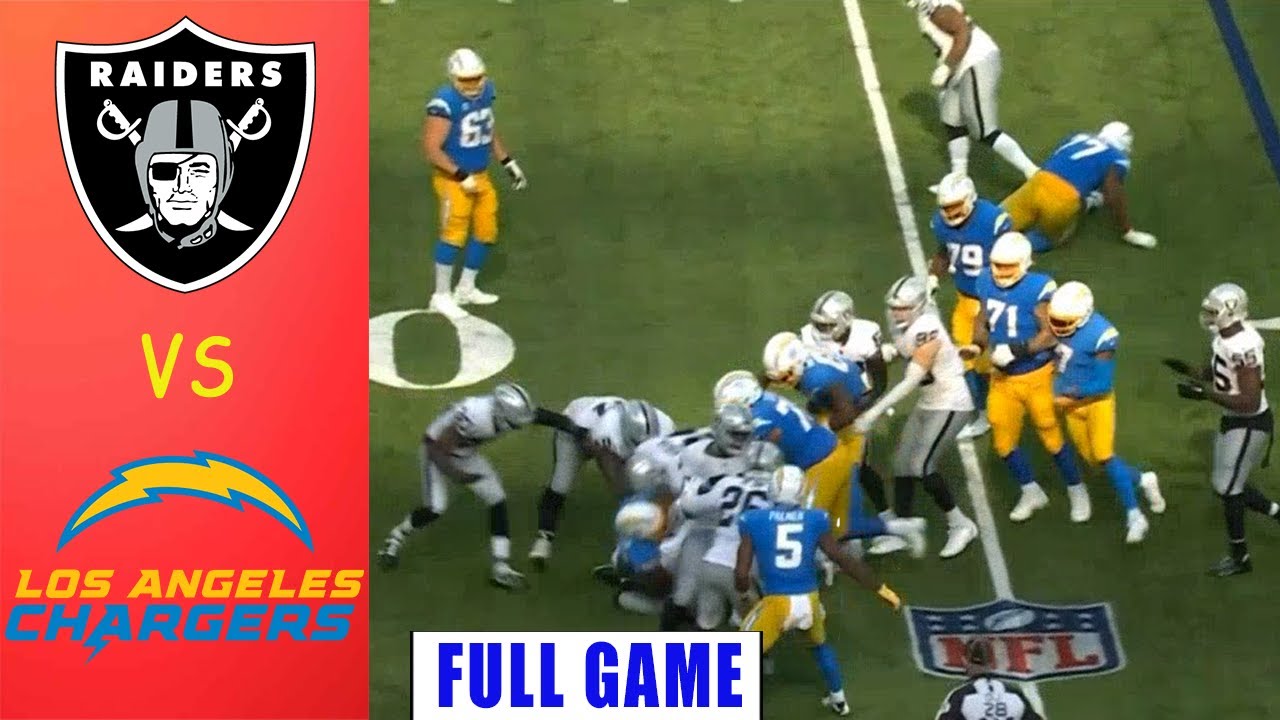 Las Vegas Raiders vs Los Angeles Chargers FULL GAME 9/11/2022 Week 1 | NFL Season 2022 HD 1 Las Vegas Raiders Vs Los Angeles Chargers Full Game 9/11/2022 Week 1 | Nfl Season 2022 Hd