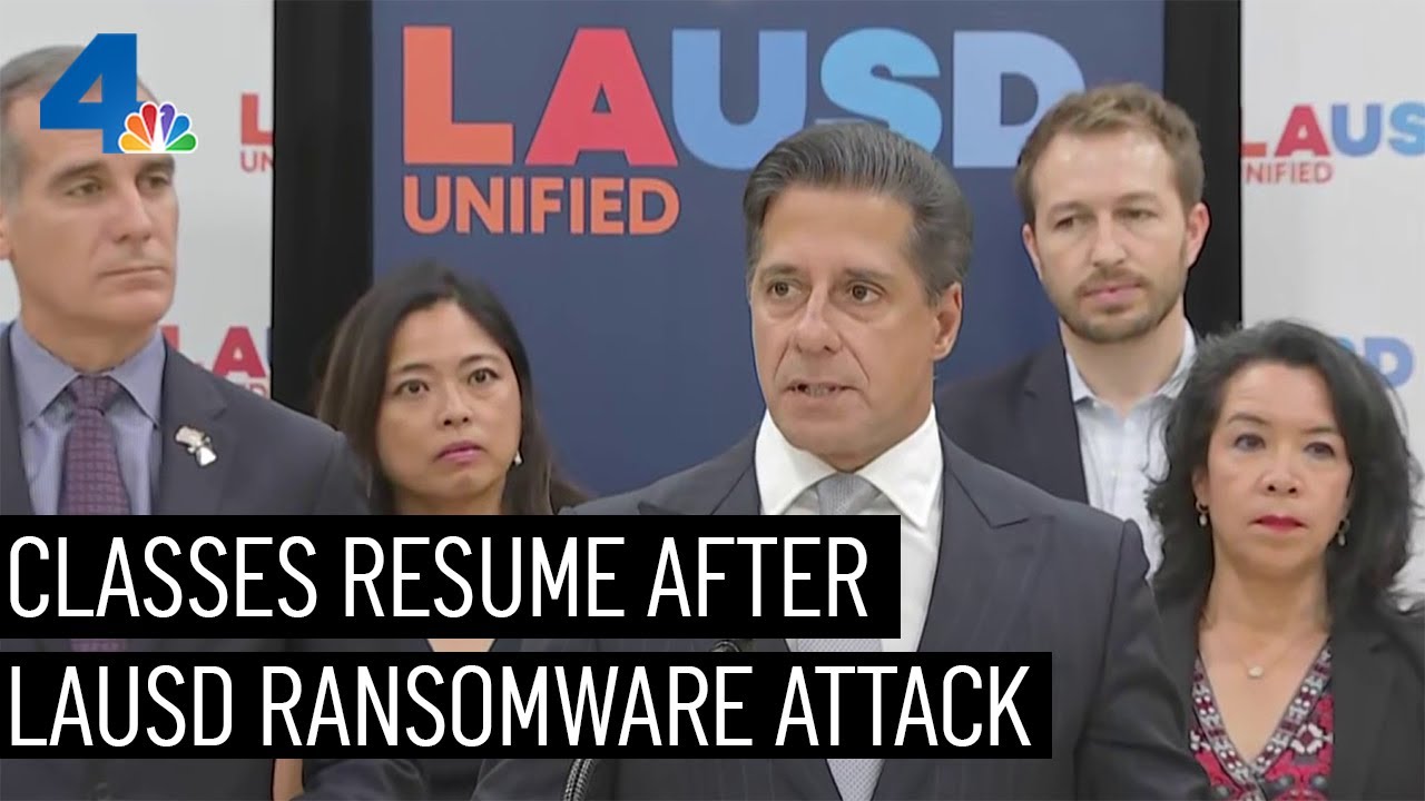 Lausd Classes Resume After Ransomware Attack | Nbcla