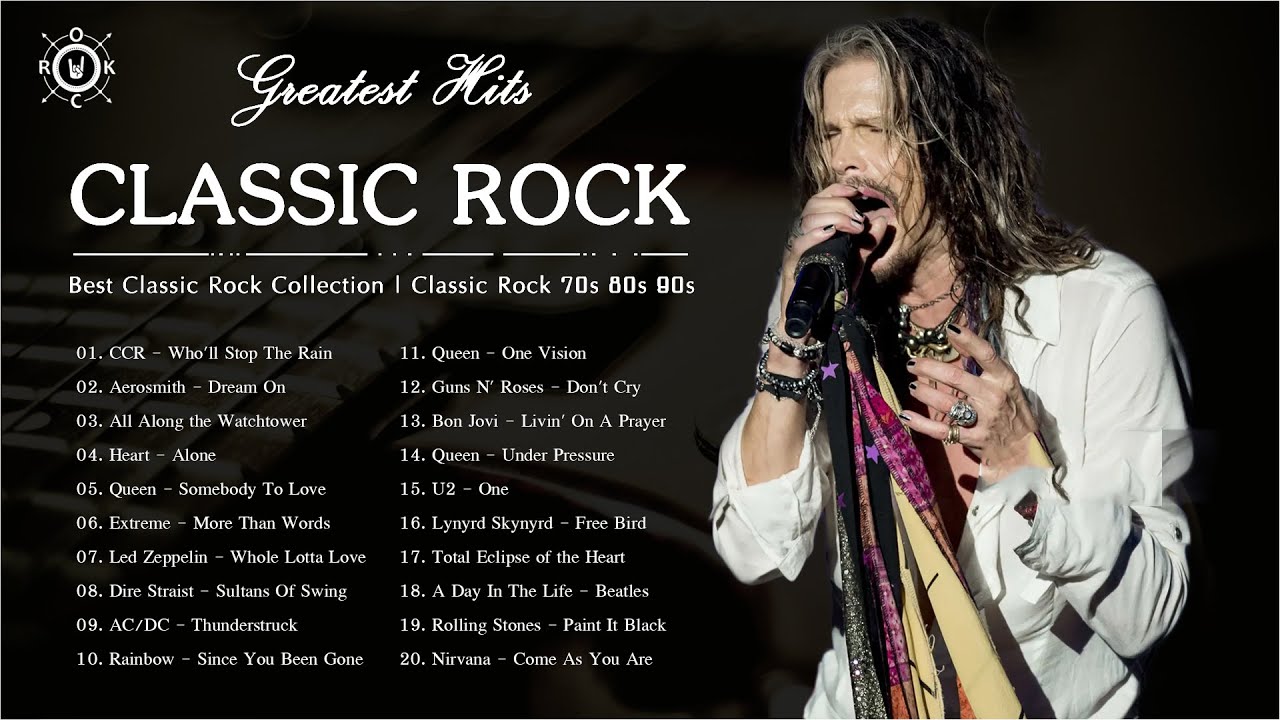 List Rock Music 70s 80s 90s 💿 Best Rock Songs Of All Time 💿