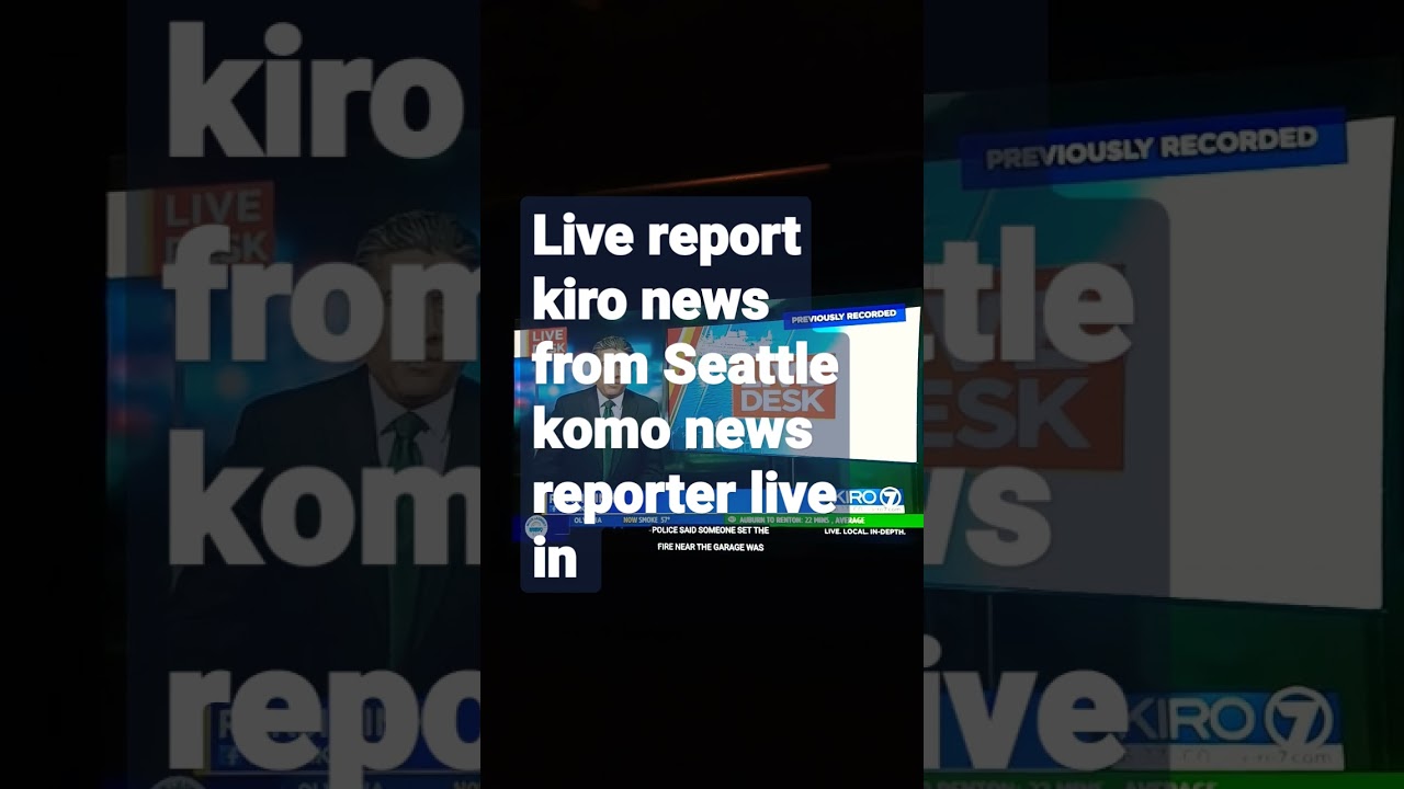 Live In Report Kiro And Them Out Breaking News From San Diego California At This Moment