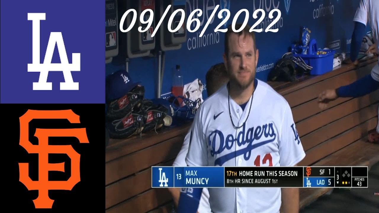 Los Angeles Dodgers Vs San Francisco Giants [full Game 1,2&3] September 06, 2022 – Mlb Highlights