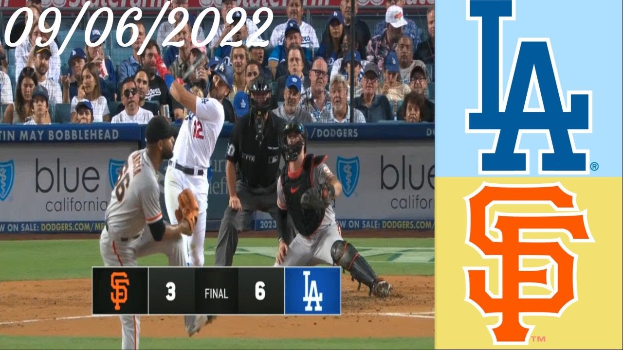 Los Angeles Dodgers Vs San Francisco Giants (9/6/2022) Full Game Highlights | Mlb Highlights 2022