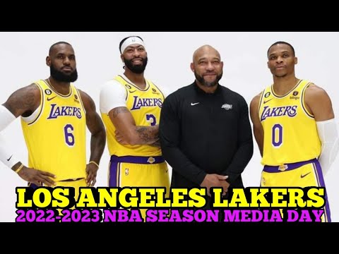 los angeles lakers media day for