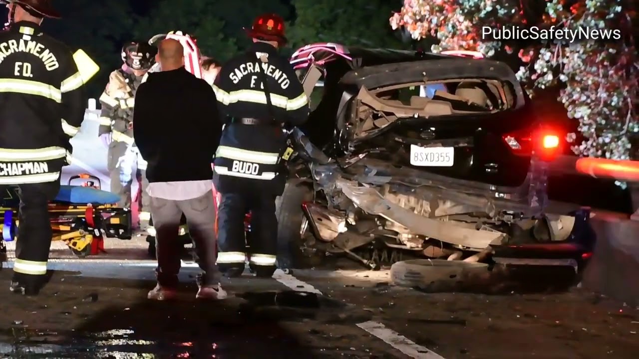 Major Highway Crash With Extrication | Nb Interstate 5 North Of Richards Sacramento