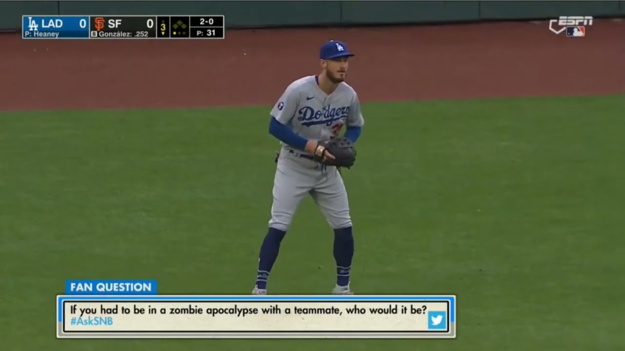 Mic’d Up With Cody Bellinger! Full In Game Field Interview⚡️ La #dodgers Vs Sf Giants #mlb