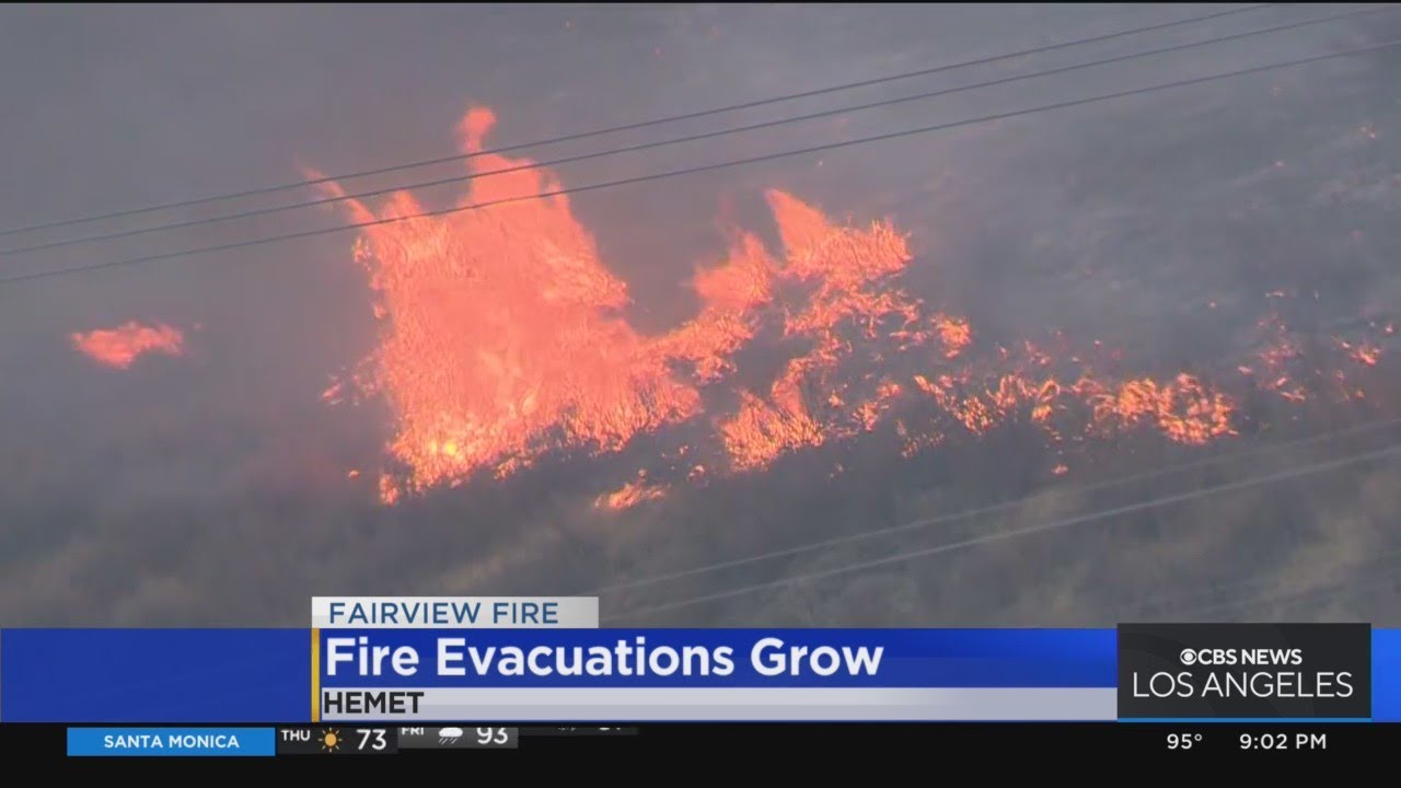 More Evacuation Orders Issued As Fairview Fire Continues Rapid Growth