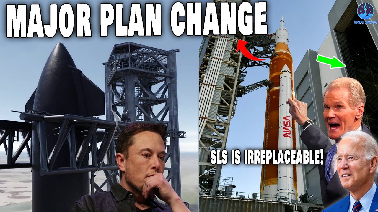 Nasa’s Sls Major Plan Changed To Launch Before Spacex Starship Despite Huge Problems!