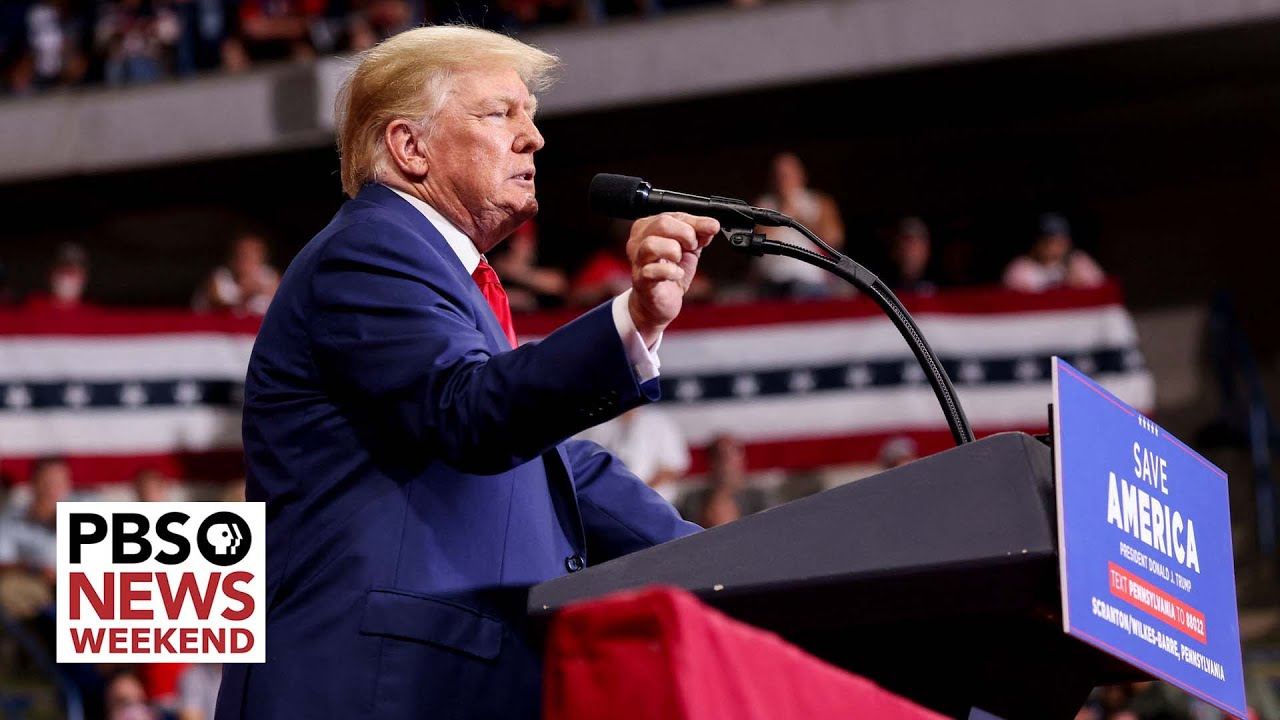 News Wrap: Trump lashes out in first rally since FBI search of Mar-a-Lago 1 News Wrap: Trump Lashes Out In First Rally Since Fbi Search Of Mar A Lago