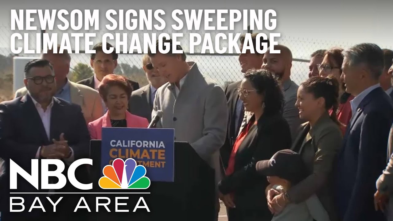 Newsom In Bay Area To Sign California’s Sweeping New Climate Change Package