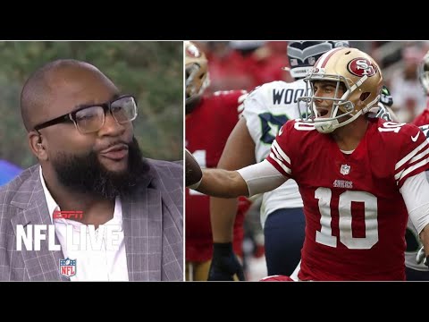 Nfl Live | Marcus Spears Reacts To Jimmy Takes Over For 49ers After Qbs Trey Lance Carted Off Injury